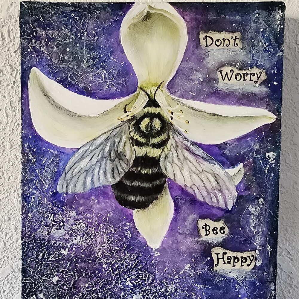 "Don't Worry Bee Happy" – A Sparkling Burst of Positivity!